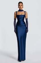 Šála Ayla - tmavě modrá