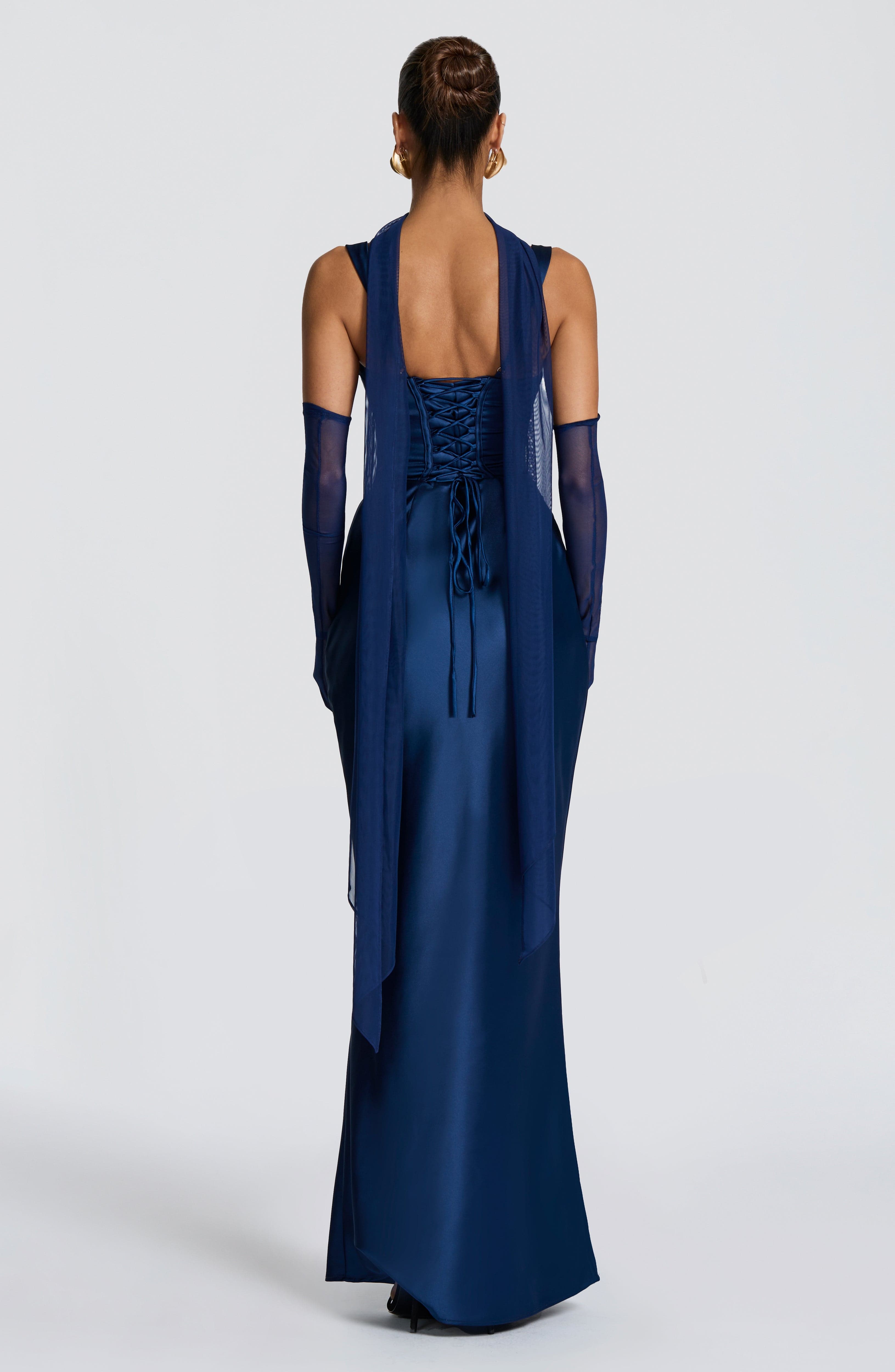 Šála Ayla - tmavě modrá