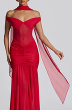 Šátek Ayla - červený