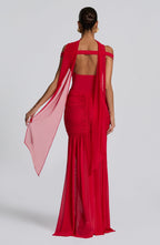 Šátek Ayla - červený