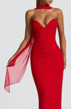 Šátek Ayla - červený