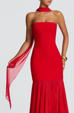 Šátek Ayla - červený