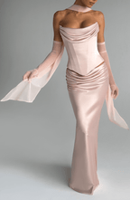 Šátek Ayla - měkká broskvová