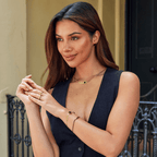 Azalea Black Pendant Necklace