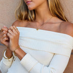 Black Agate Cube Pendant Necklace