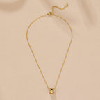 Black Agate Cube Pendant Necklace