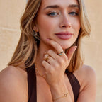 Blue Ocean Waves Wrap Ring