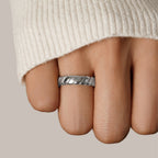 Calira Twisted Infinity Silver Ring
