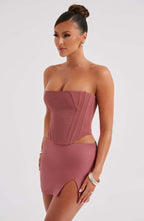 Korzet s cami - růžová