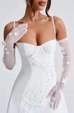 Rukavice Dalary - slonovinová