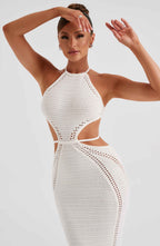 Maxi šaty Delia - bílé