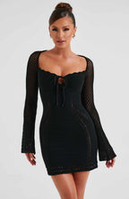 Mini šaty Dezi - černé