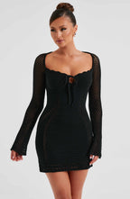 Mini šaty Dezi - černé