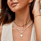 'Dreaming in the Clouds' Moon & Star Necklace