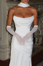 Rukavice Eli - slonovinová