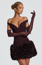 Rukavice Eli - švestkové