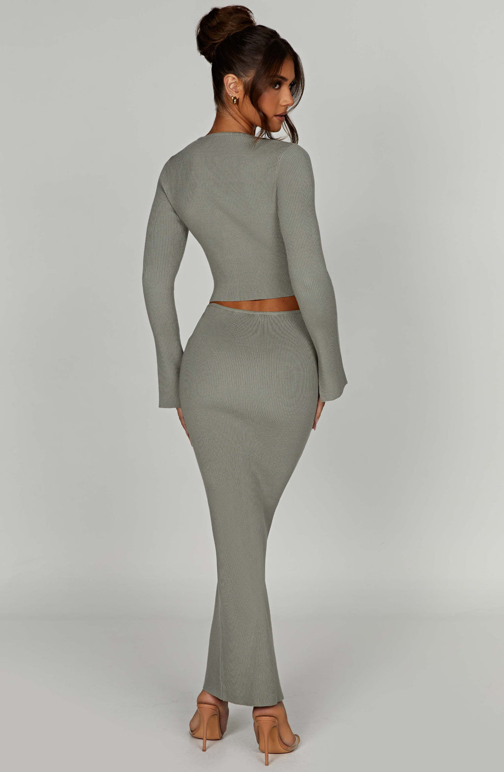 Maxi sukně Elia - khaki