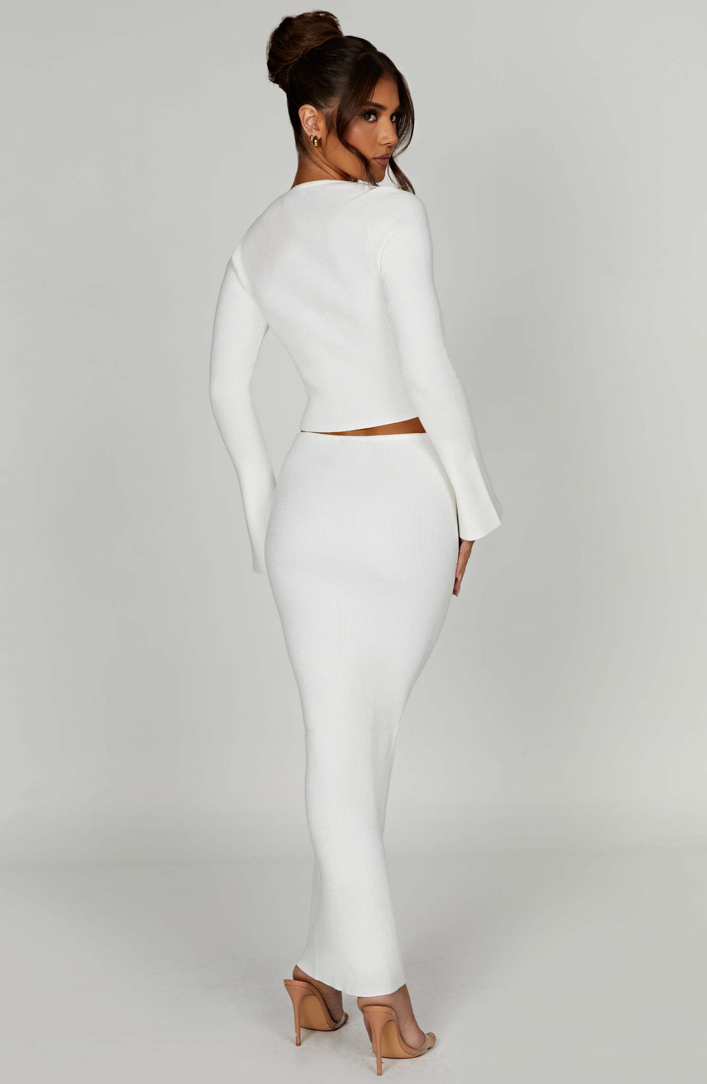 Maxi sukně Elia - bílá