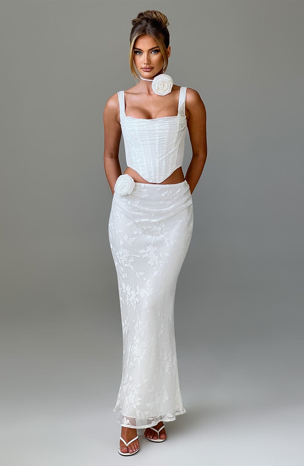 Korzet Elizabeth - slonovinová barva