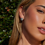 Elsa Mini Wave Silver Hoop Earrings