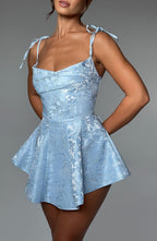 Overalové šaty Emmie - modré