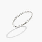 Silver Eternity Crystal Ring