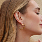 Eternity Love Hoop Earrings