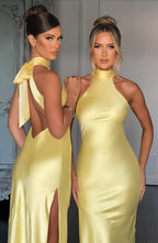 Maxi šaty Etta - citronové