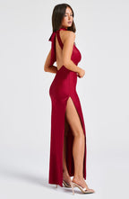 Maxi šaty Etta - vínové