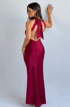 Maxi šaty Etta - vínové