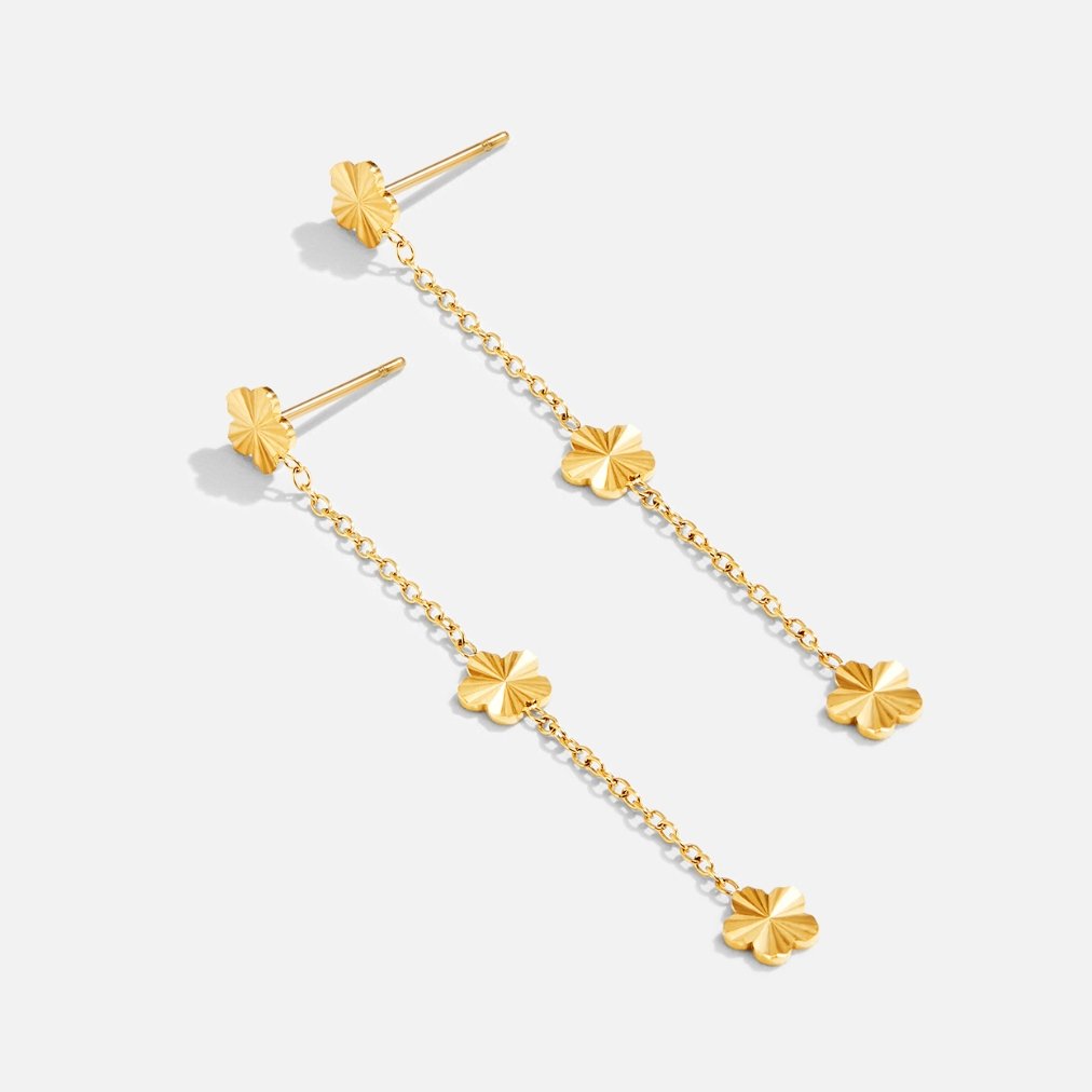 Flower Power Petal Drop Earrings
