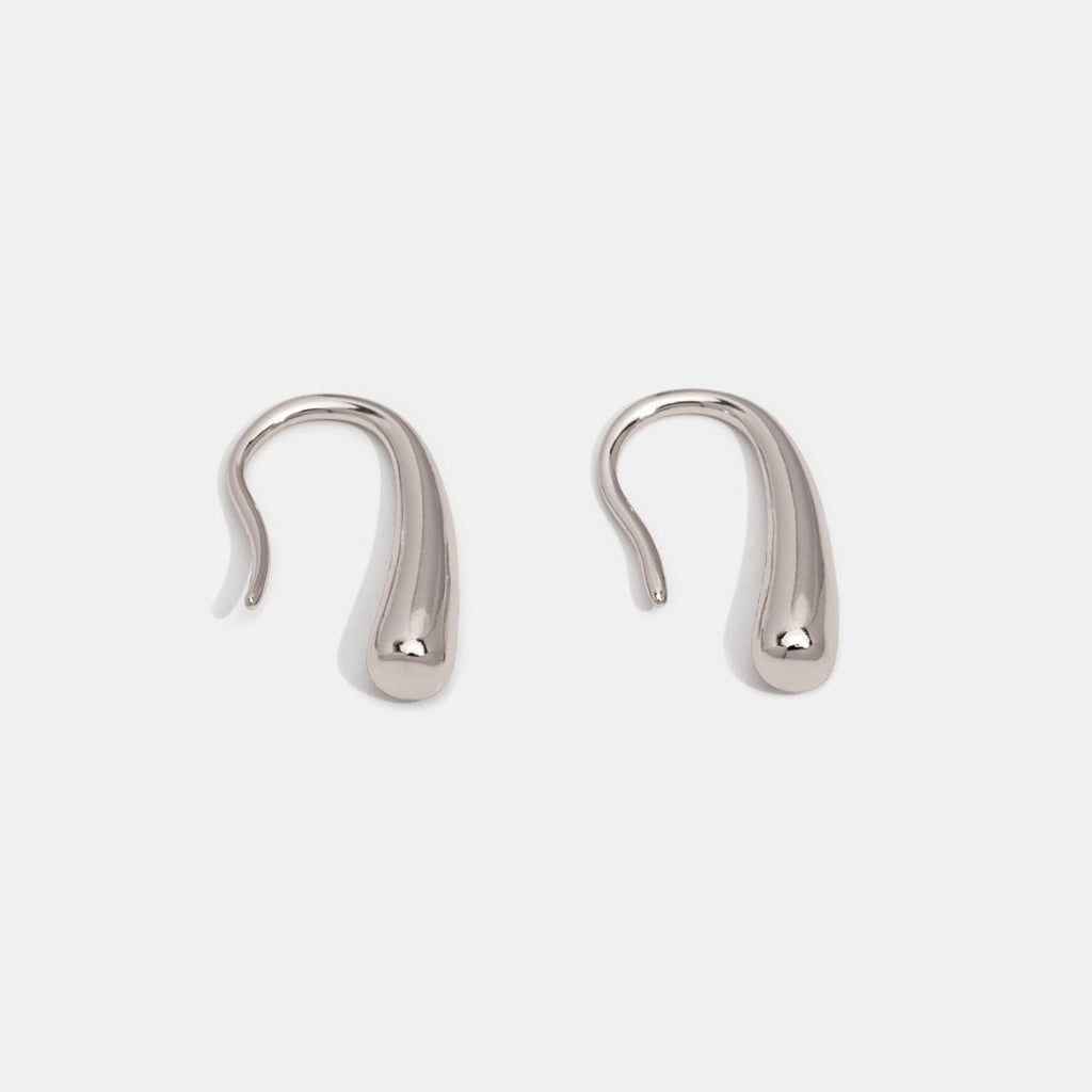 Francesca Water Drop Silver Earrings