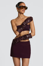 Rukavice Frankie - švestkové