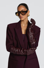 Rukavice Frankie - švestkové