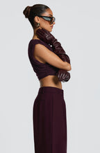 Rukavice Frankie - švestkové