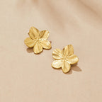 Gold Blossom Earrings
