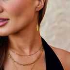 Gold Dakota Tassel Earrings