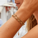 Gold Link Chain Bracelet