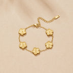 Golden Clover Bracelet