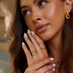 Golden Dream Hollow Ring