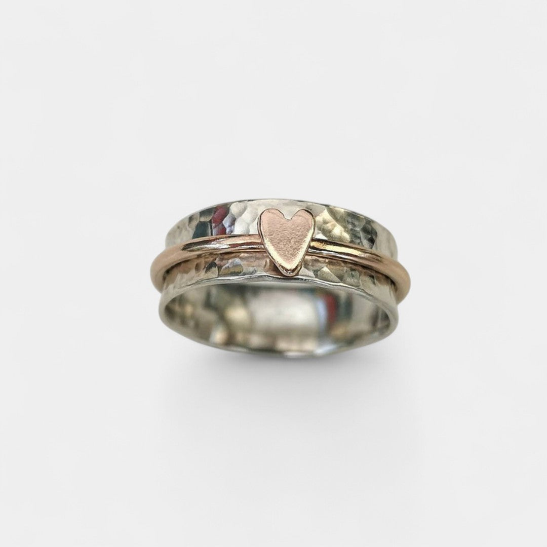 Myrsini - Delicate Heart Ring