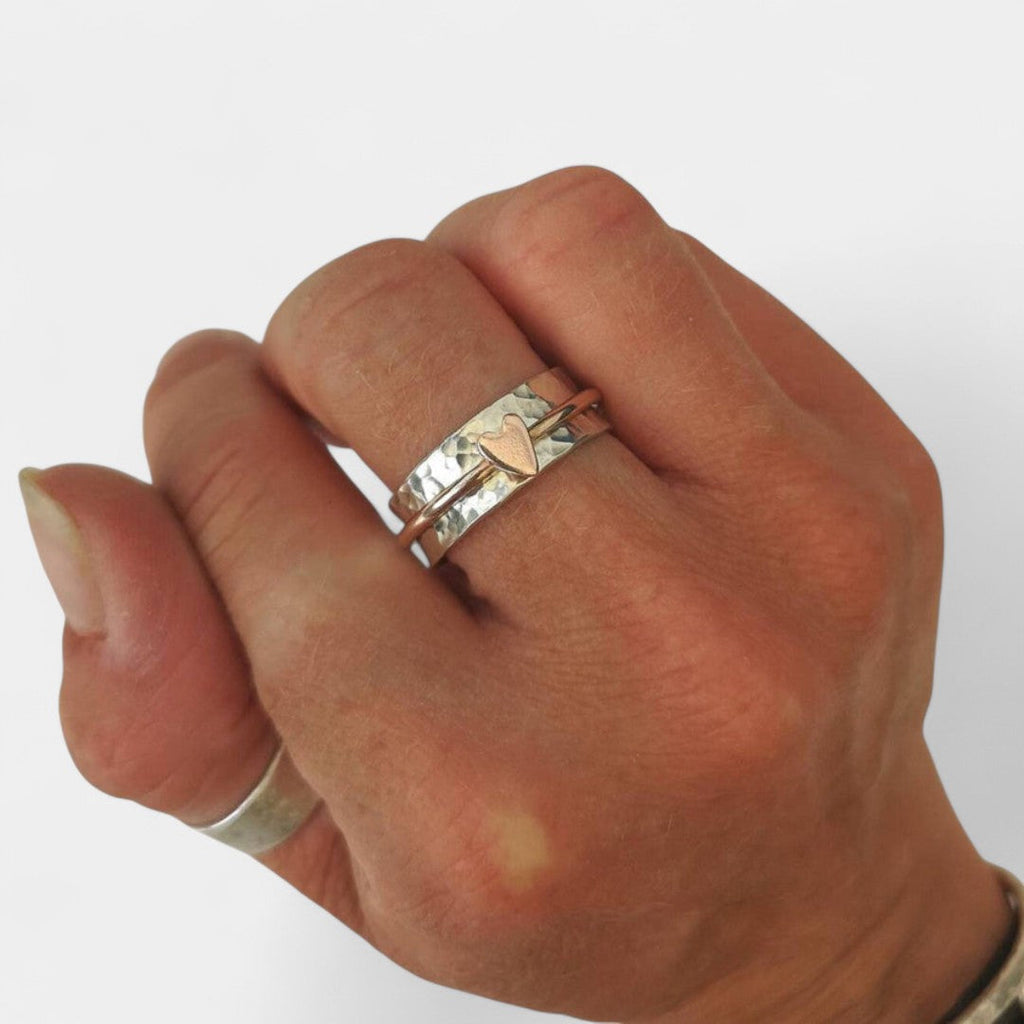 Myrsini - Jemný prsten se srdíčkem