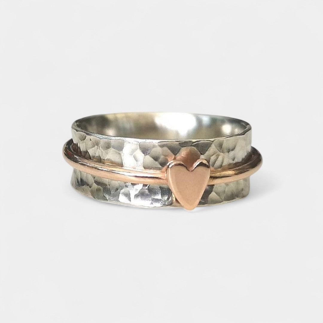 Myrsini - Delicate Heart Ring