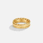 Hella Gold Stacked Ring