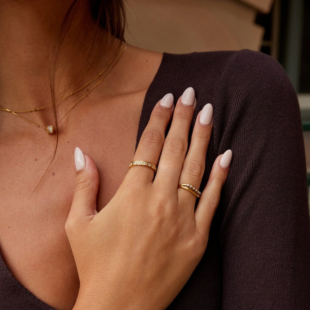 Hera Gold Crystal Ring