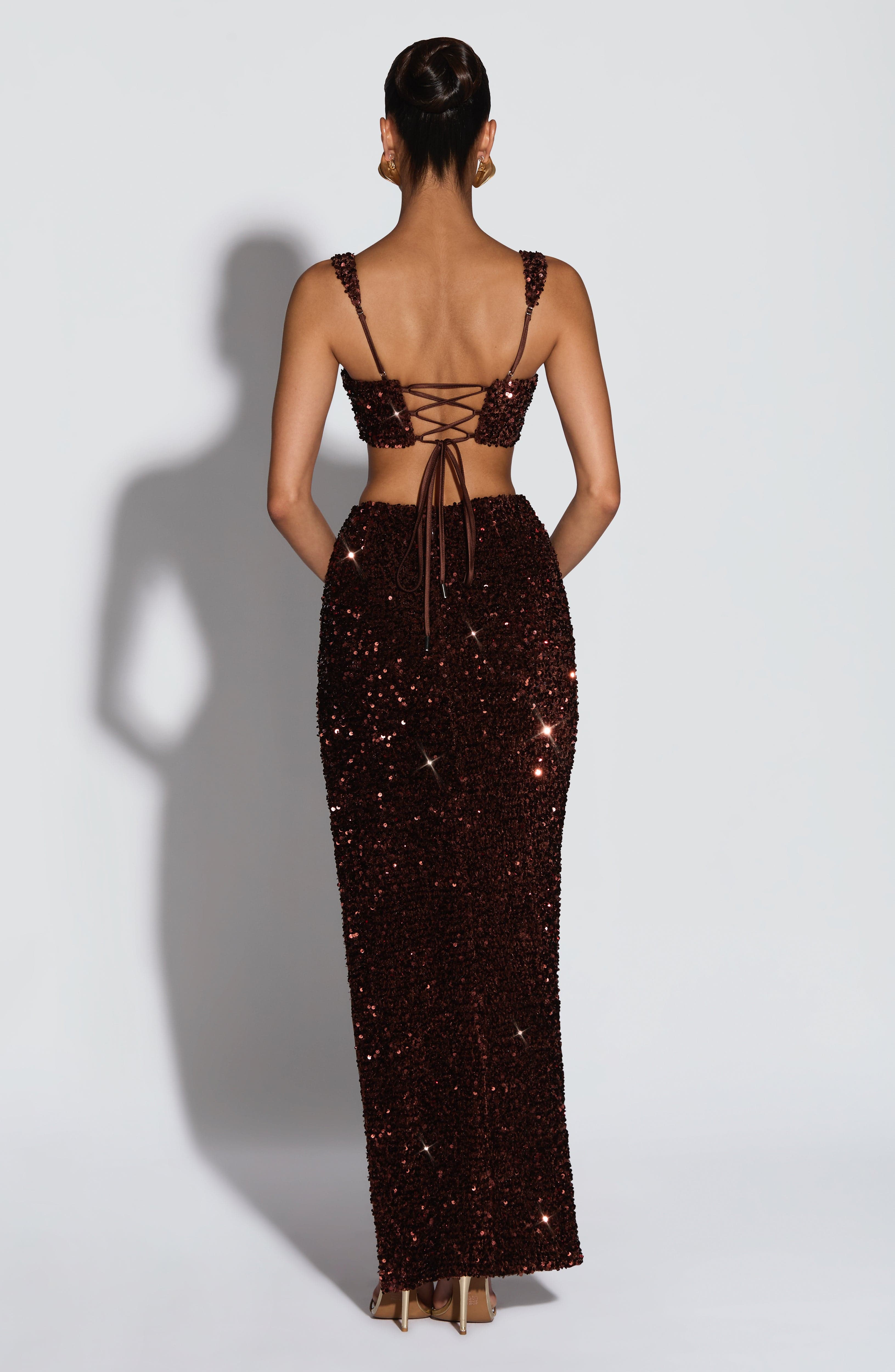 Inaya Bralette - švestkově hnědá