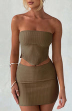 Minisukně Jaz - mokka