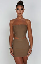 Minisukně Jaz - mokka