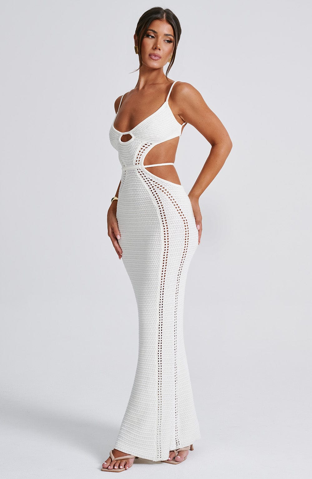 Maxi šaty Josefina - bílé