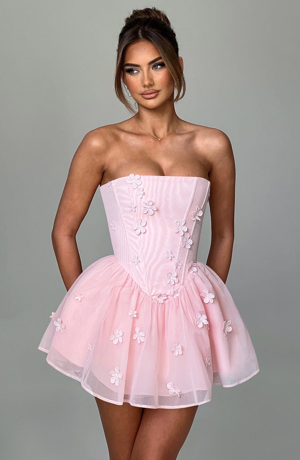 Overal Justina - světle růžový